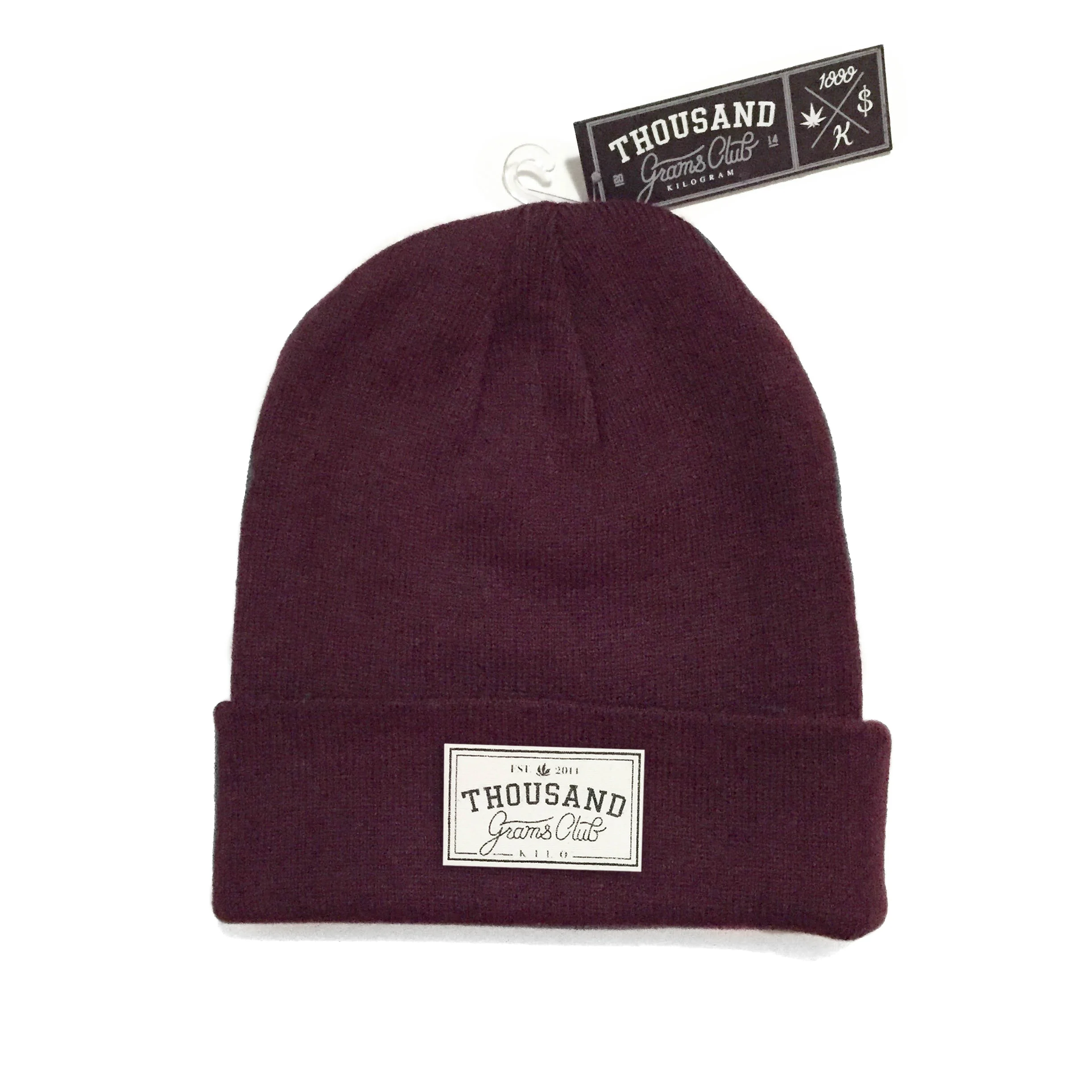 Thousand Grams Club | Burgundy Goons Beanie